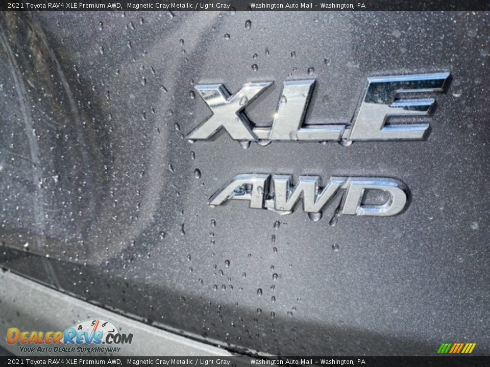 2021 Toyota RAV4 XLE Premium AWD Magnetic Gray Metallic / Light Gray Photo #24