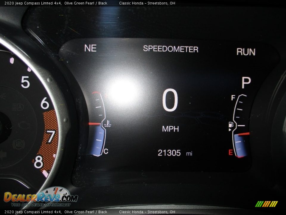 2020 Jeep Compass Limted 4x4 Olive Green Pearl / Black Photo #28