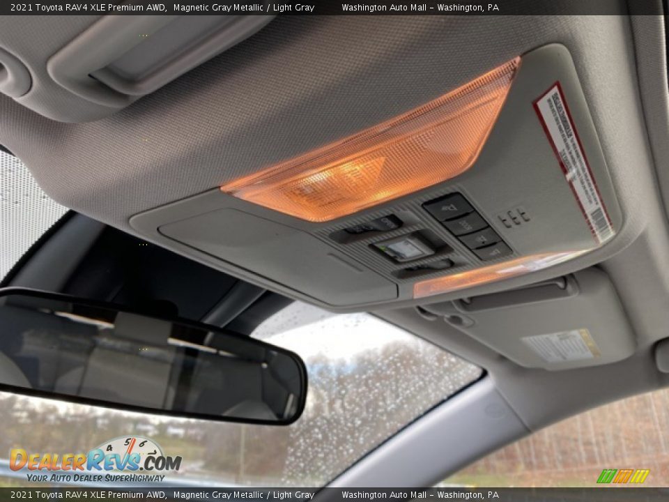 2021 Toyota RAV4 XLE Premium AWD Magnetic Gray Metallic / Light Gray Photo #27