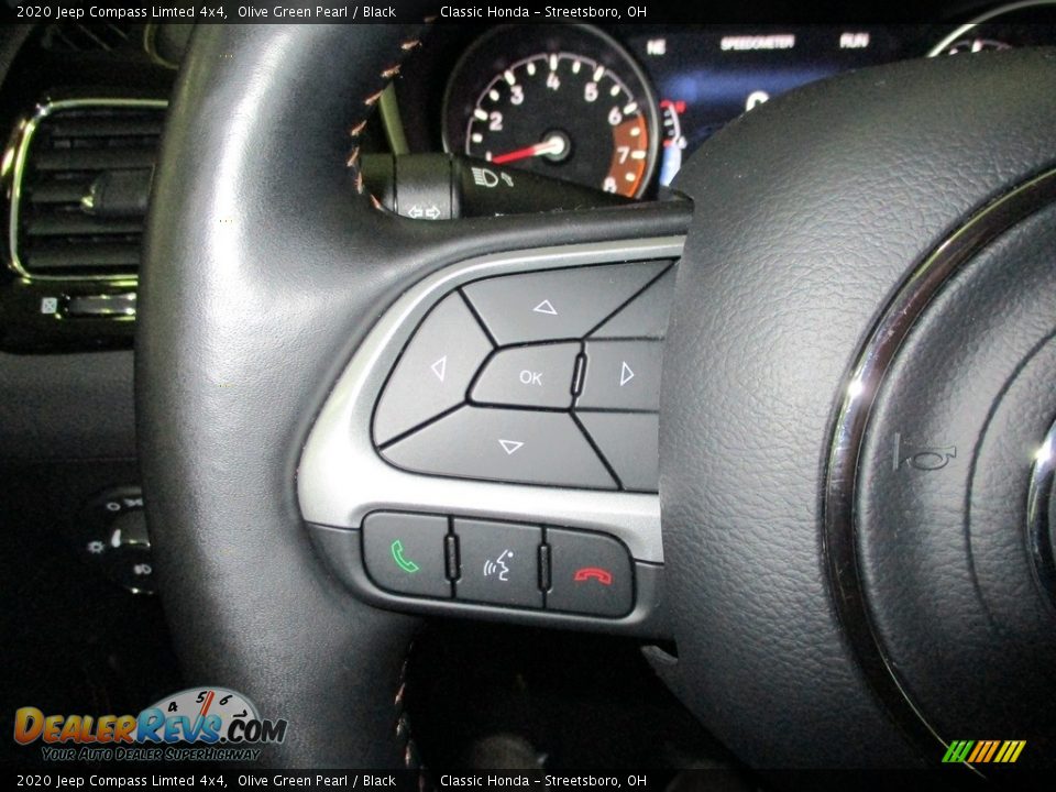 2020 Jeep Compass Limted 4x4 Olive Green Pearl / Black Photo #30