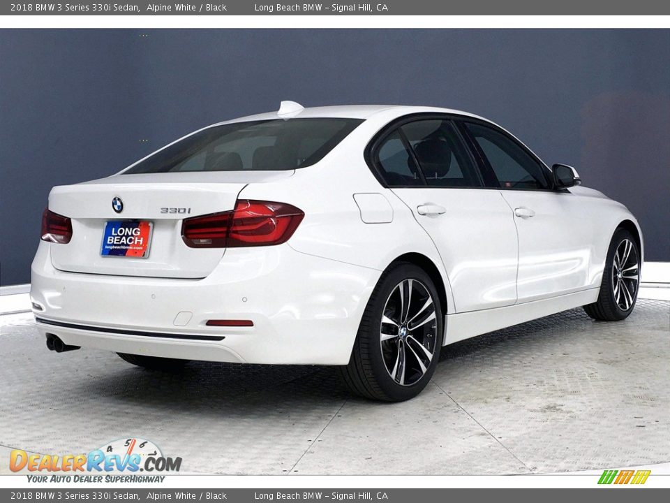 2018 BMW 3 Series 330i Sedan Alpine White / Black Photo #13