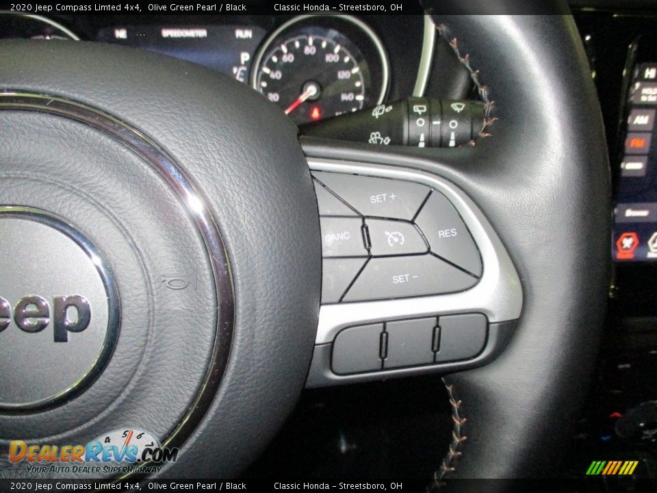 2020 Jeep Compass Limted 4x4 Olive Green Pearl / Black Photo #31