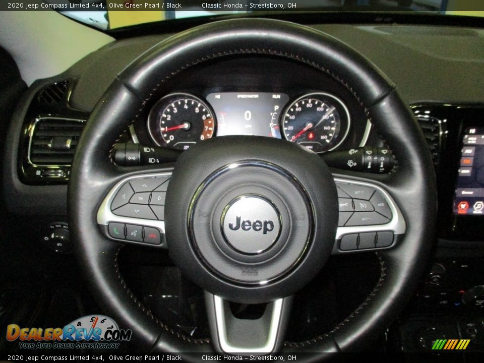 2020 Jeep Compass Limted 4x4 Olive Green Pearl / Black Photo #32