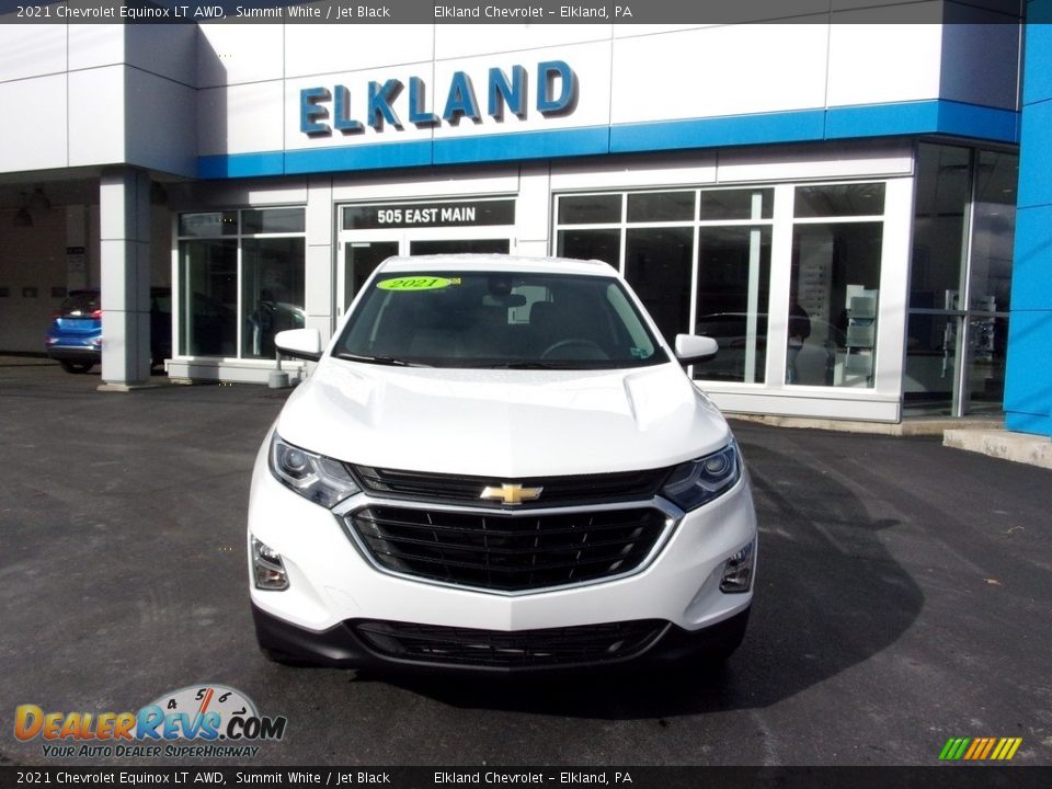 2021 Chevrolet Equinox LT AWD Summit White / Jet Black Photo #2