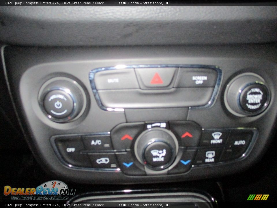 2020 Jeep Compass Limted 4x4 Olive Green Pearl / Black Photo #33