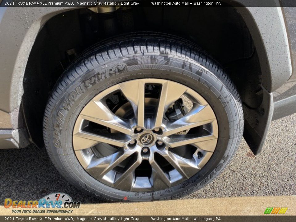 2021 Toyota RAV4 XLE Premium AWD Magnetic Gray Metallic / Light Gray Photo #33