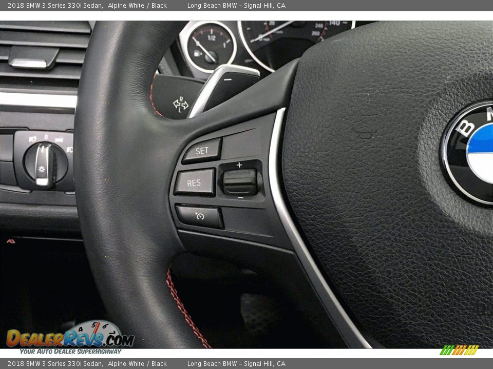 2018 BMW 3 Series 330i Sedan Alpine White / Black Photo #18