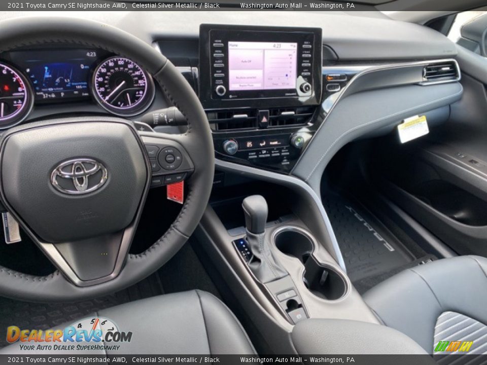 Dashboard of 2021 Toyota Camry SE Nightshade AWD Photo #3