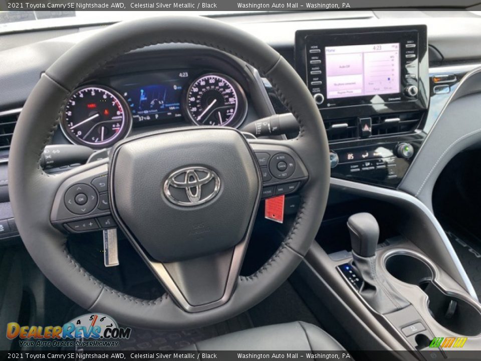 2021 Toyota Camry SE Nightshade AWD Steering Wheel Photo #6
