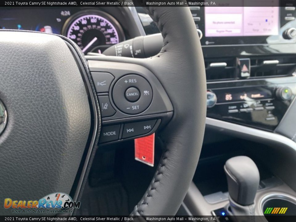 2021 Toyota Camry SE Nightshade AWD Steering Wheel Photo #8