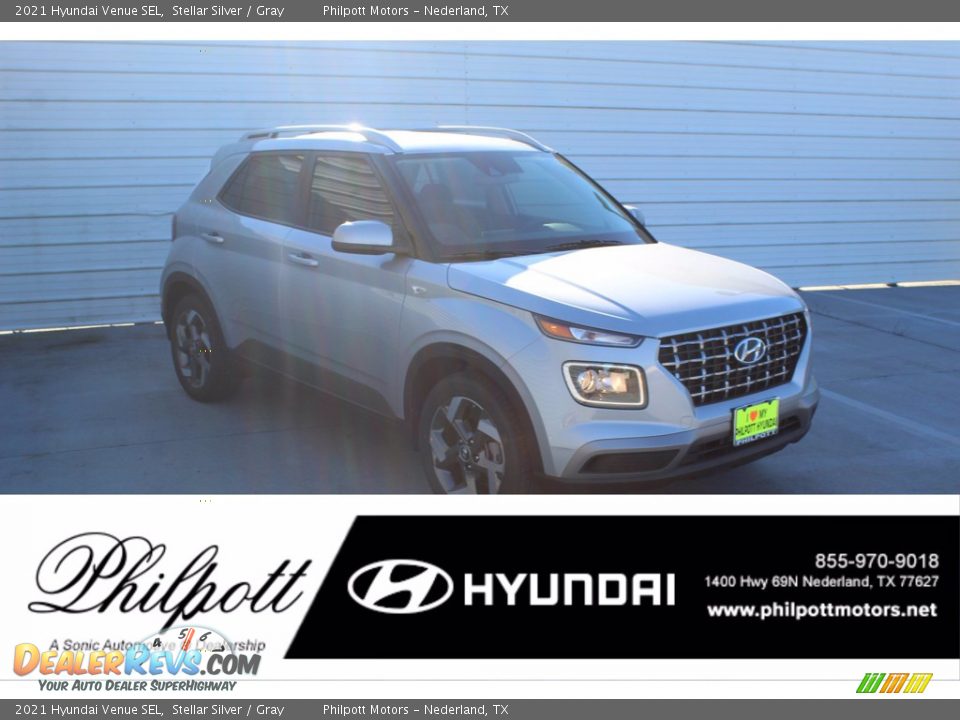 2021 Hyundai Venue SEL Stellar Silver / Gray Photo #1