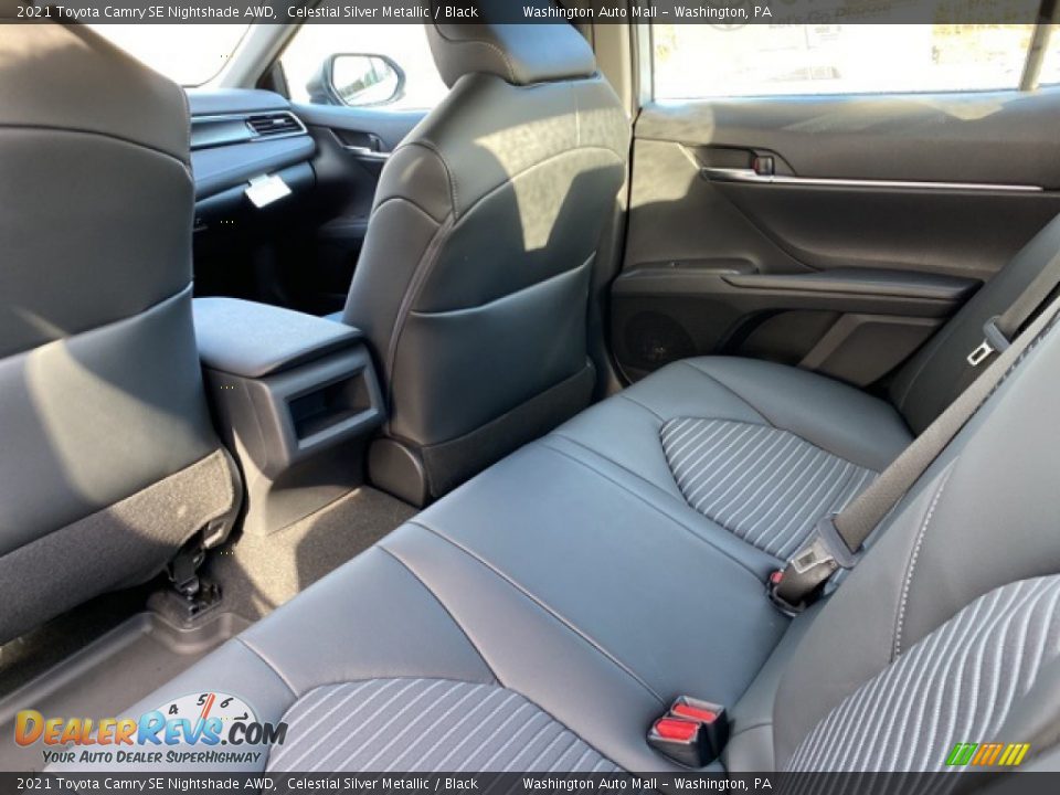 Rear Seat of 2021 Toyota Camry SE Nightshade AWD Photo #19