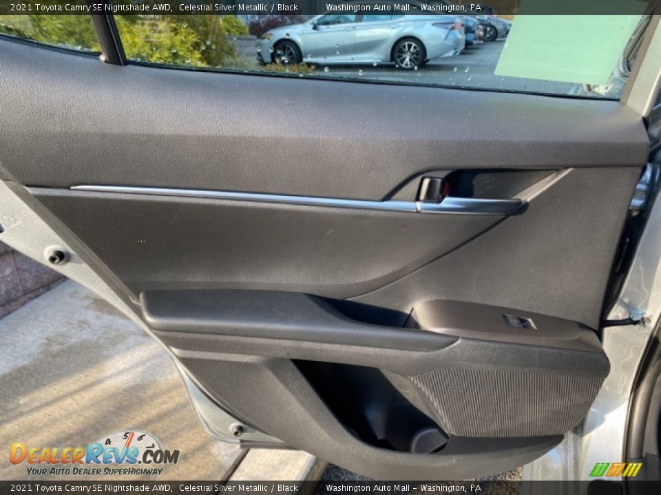 2021 Toyota Camry SE Nightshade AWD Celestial Silver Metallic / Black Photo #21