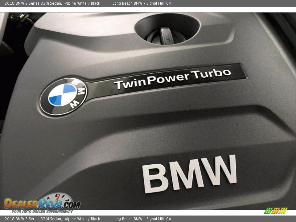 2018 BMW 3 Series 330i Sedan Alpine White / Black Photo #35