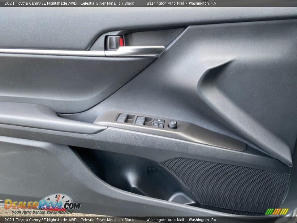 2021 Toyota Camry SE Nightshade AWD Celestial Silver Metallic / Black Photo #28