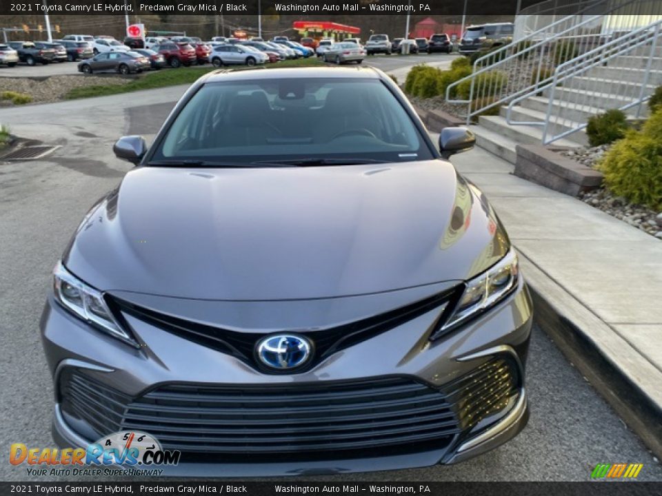 2021 Toyota Camry LE Hybrid Predawn Gray Mica / Black Photo #11