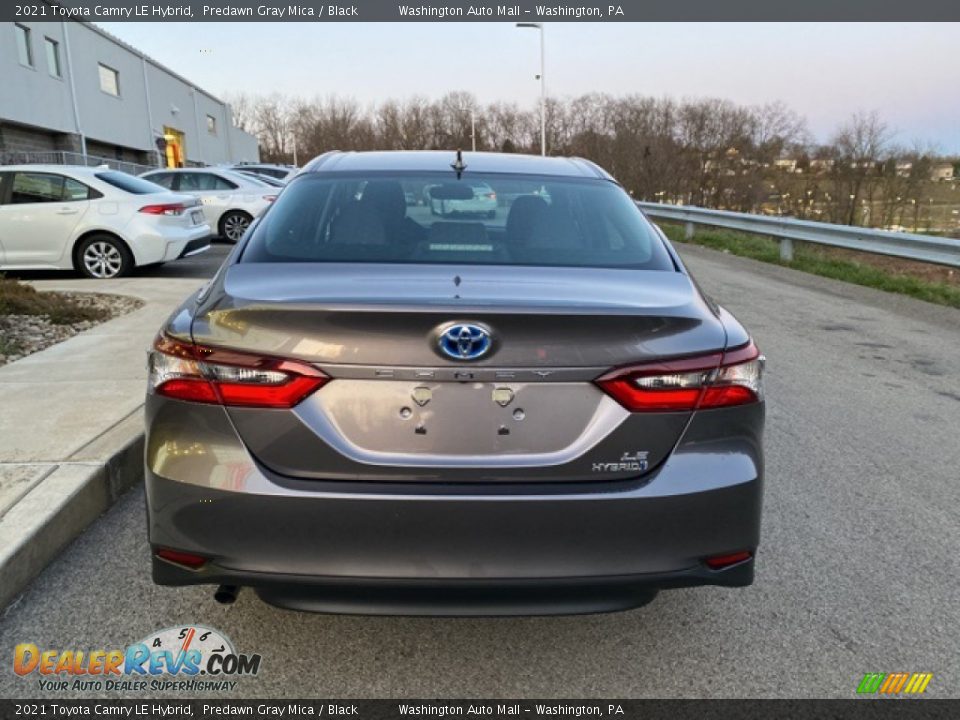 2021 Toyota Camry LE Hybrid Predawn Gray Mica / Black Photo #14