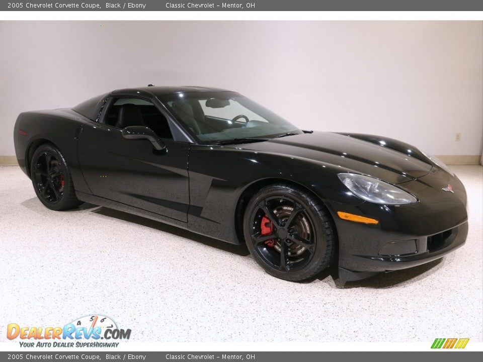 2005 Chevrolet Corvette Coupe Black / Ebony Photo #1