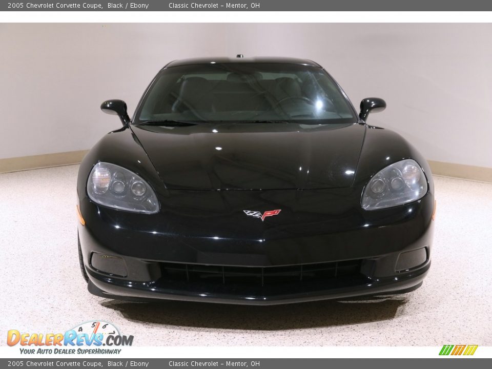 2005 Chevrolet Corvette Coupe Black / Ebony Photo #2