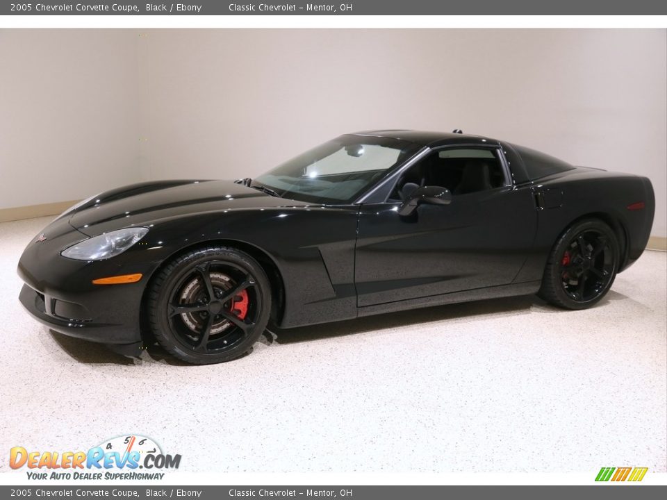 2005 Chevrolet Corvette Coupe Black / Ebony Photo #3