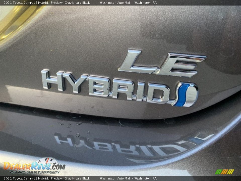 2021 Toyota Camry LE Hybrid Predawn Gray Mica / Black Photo #25