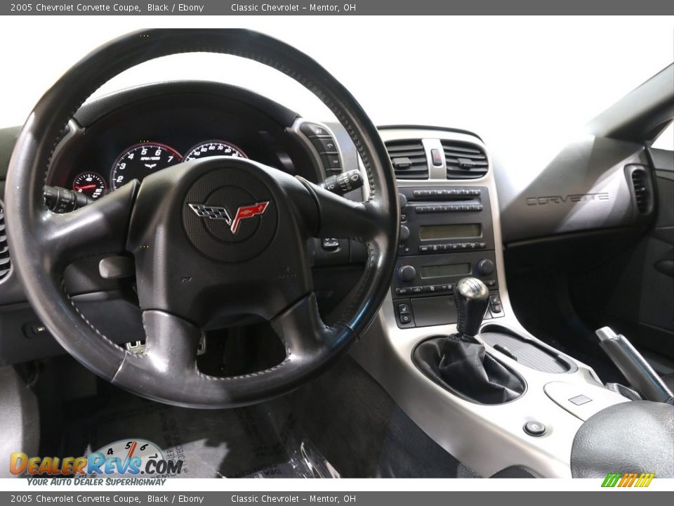 2005 Chevrolet Corvette Coupe Black / Ebony Photo #8