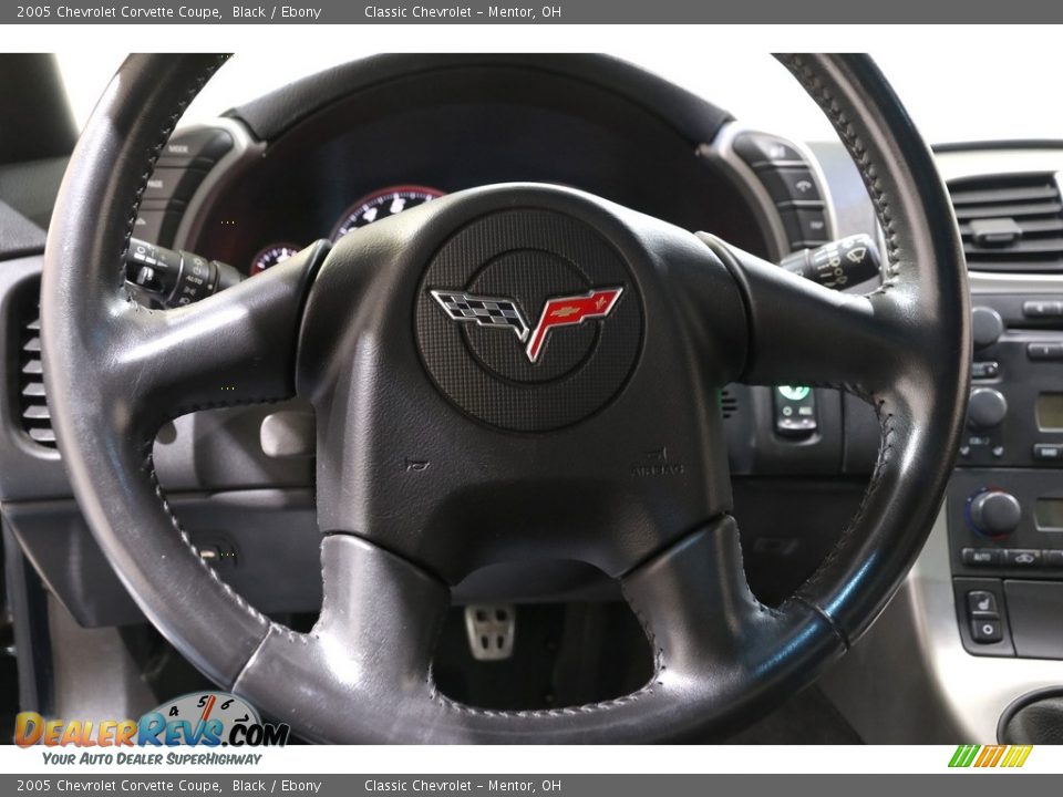 2005 Chevrolet Corvette Coupe Black / Ebony Photo #9