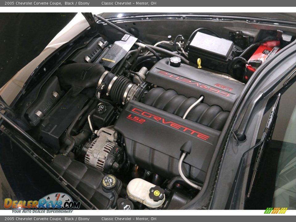 2005 Chevrolet Corvette Coupe Black / Ebony Photo #23