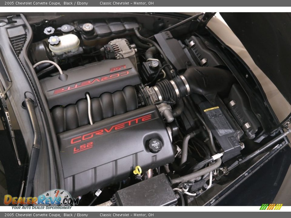 2005 Chevrolet Corvette Coupe Black / Ebony Photo #24