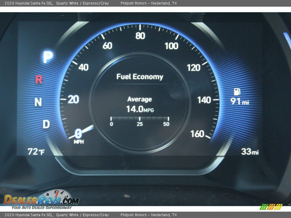 2020 Hyundai Santa Fe SEL Quartz White / Espresso/Gray Photo #14