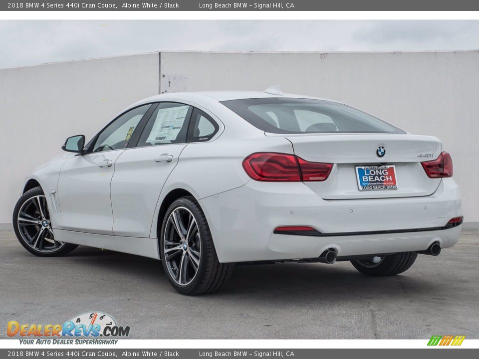 2018 BMW 4 Series 440i Gran Coupe Alpine White / Black Photo #3