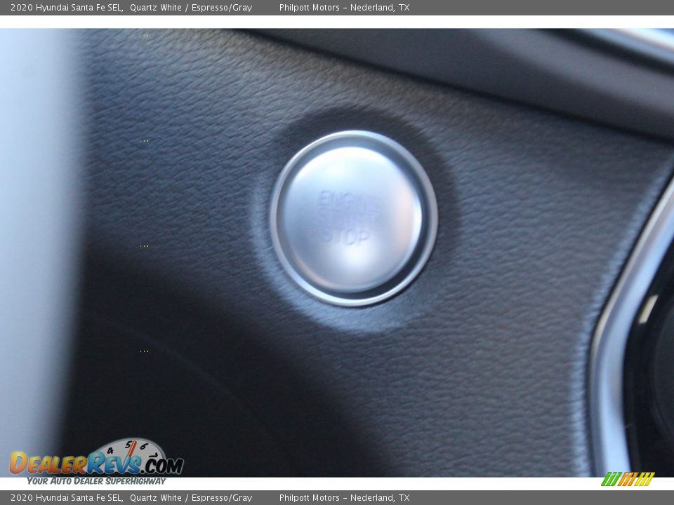 2020 Hyundai Santa Fe SEL Quartz White / Espresso/Gray Photo #17