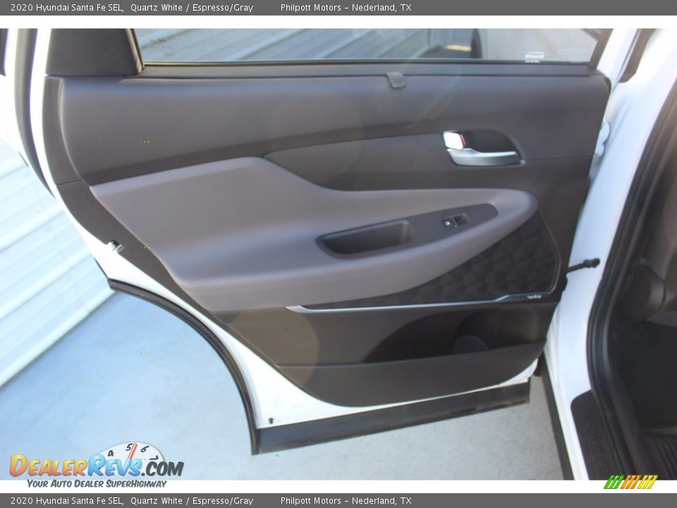 2020 Hyundai Santa Fe SEL Quartz White / Espresso/Gray Photo #19
