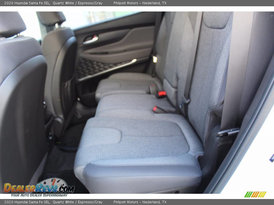 2020 Hyundai Santa Fe SEL Quartz White / Espresso/Gray Photo #20