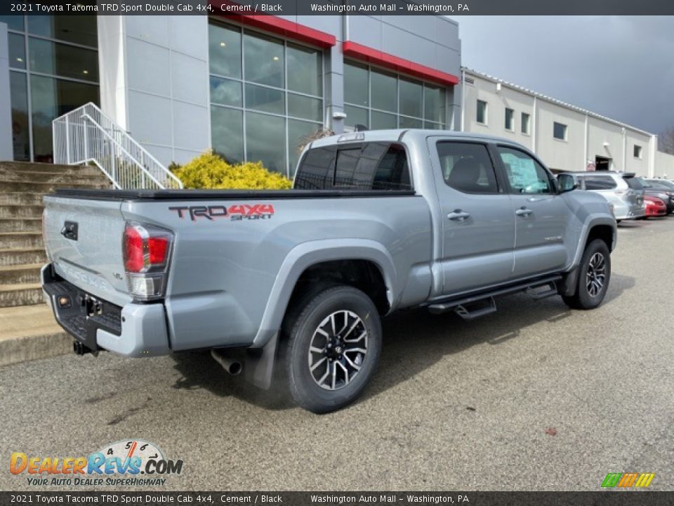 2021 Toyota Tacoma TRD Sport Double Cab 4x4 Cement / Black Photo #14