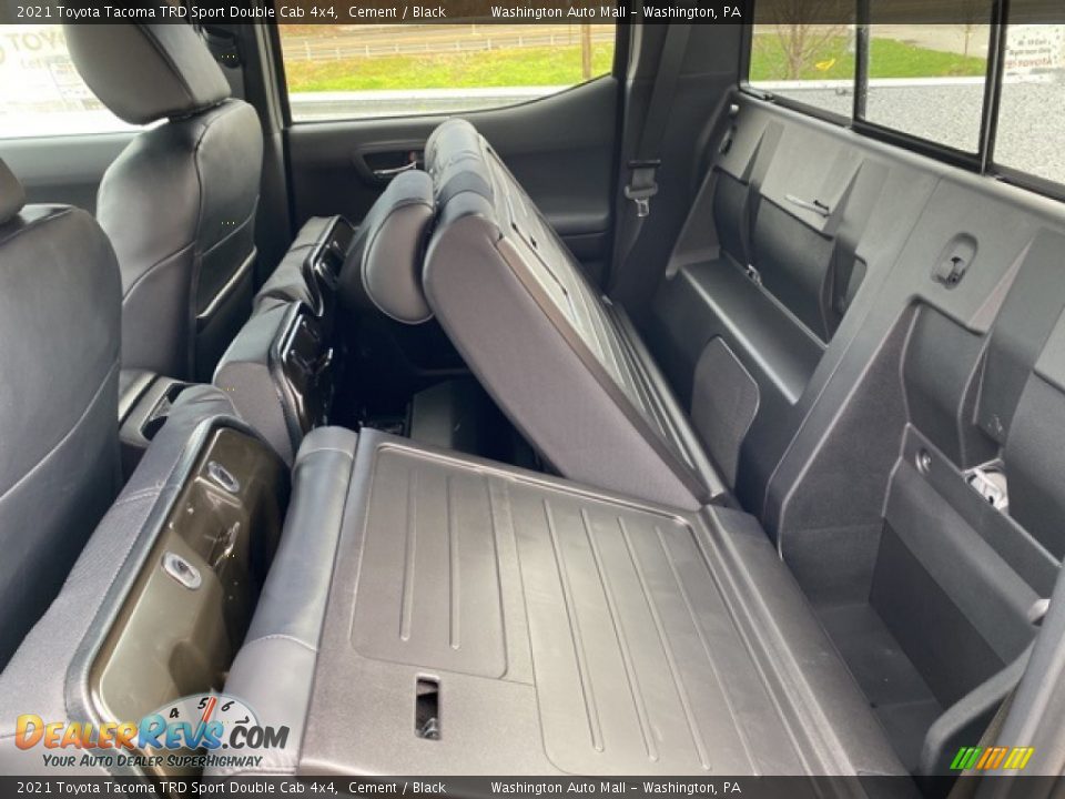 Rear Seat of 2021 Toyota Tacoma TRD Sport Double Cab 4x4 Photo #26