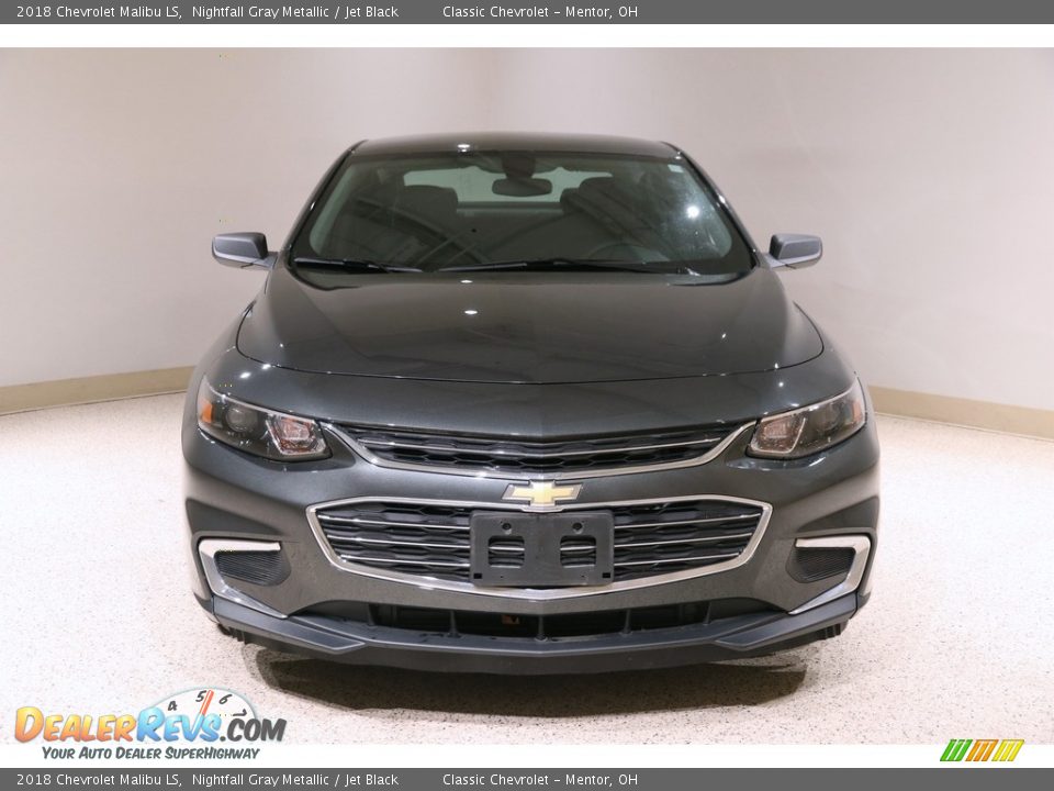 2018 Chevrolet Malibu LS Nightfall Gray Metallic / Jet Black Photo #2