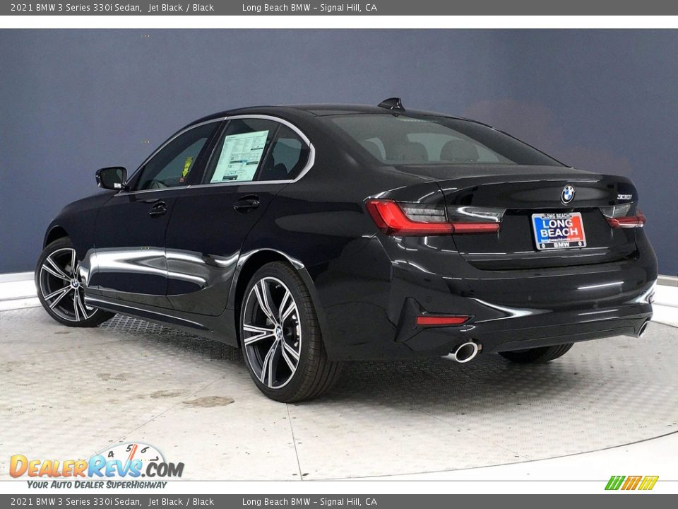 2021 BMW 3 Series 330i Sedan Jet Black / Black Photo #3