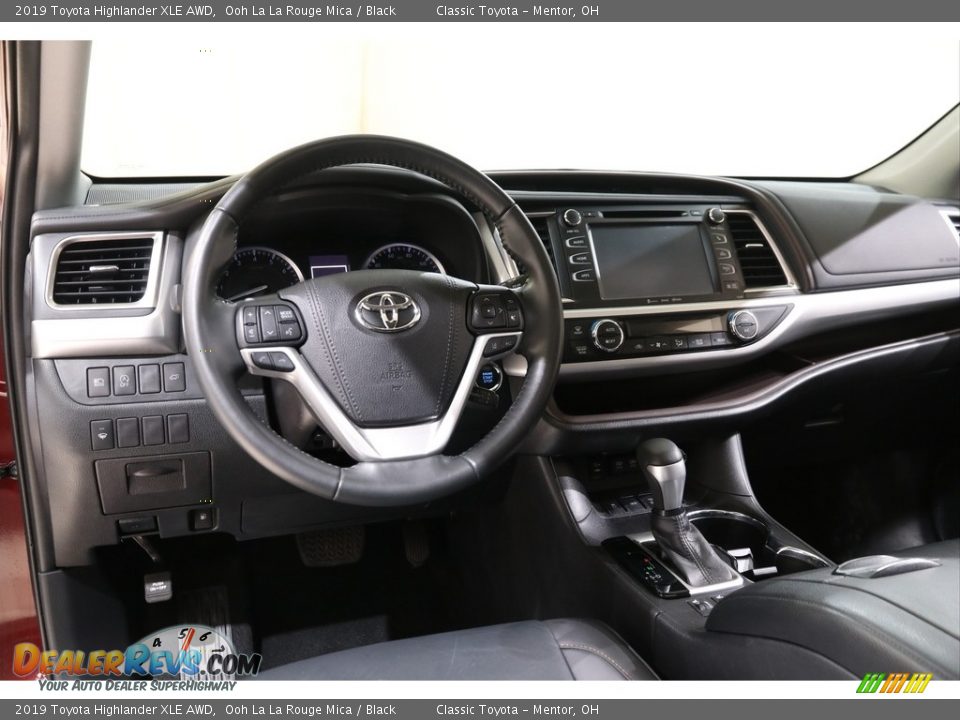 2019 Toyota Highlander XLE AWD Ooh La La Rouge Mica / Black Photo #6