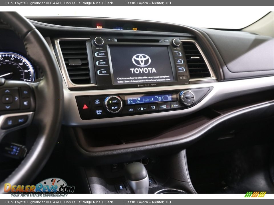 2019 Toyota Highlander XLE AWD Ooh La La Rouge Mica / Black Photo #9