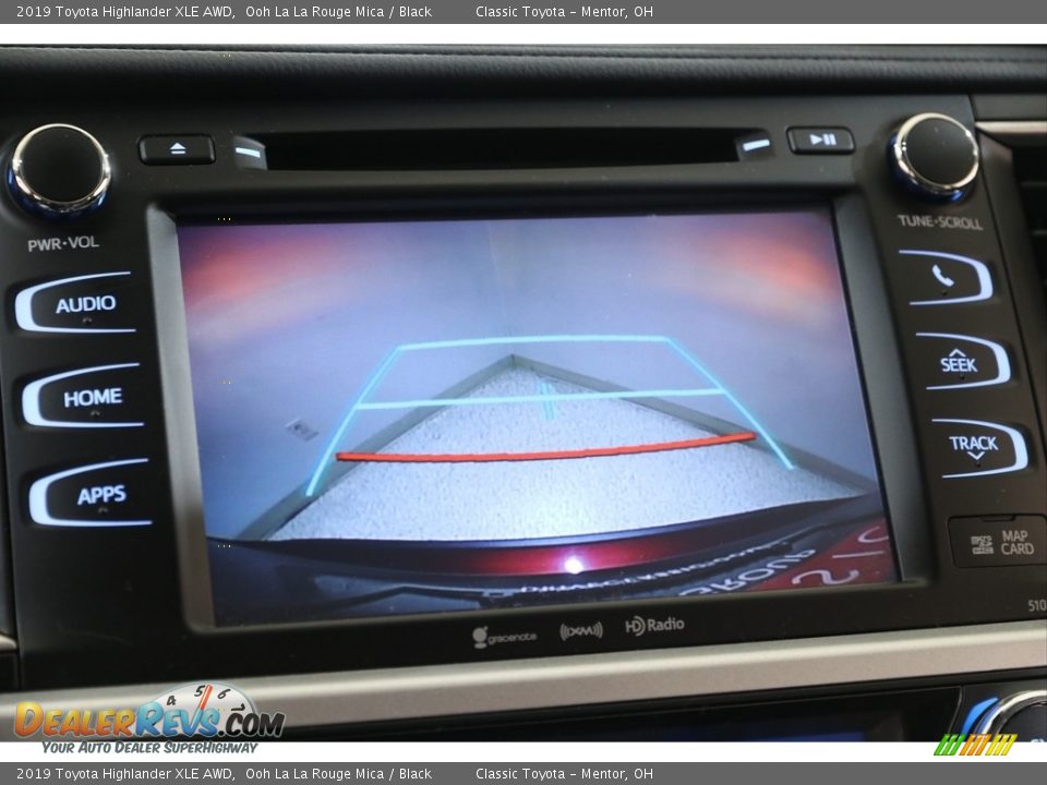 2019 Toyota Highlander XLE AWD Ooh La La Rouge Mica / Black Photo #13