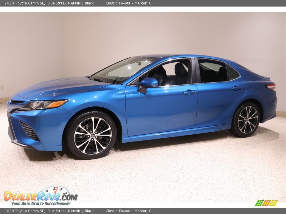 Blue Streak Metallic 2020 Toyota Camry SE Photo #3