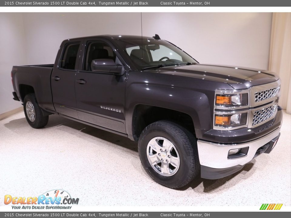 2015 Chevrolet Silverado 1500 LT Double Cab 4x4 Tungsten Metallic / Jet Black Photo #1