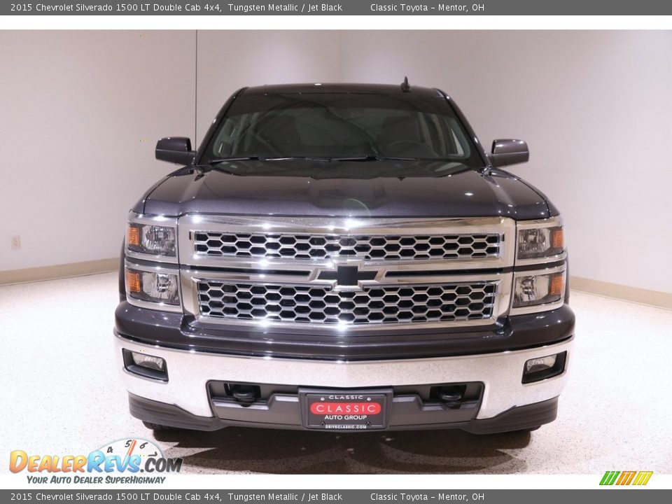 2015 Chevrolet Silverado 1500 LT Double Cab 4x4 Tungsten Metallic / Jet Black Photo #2