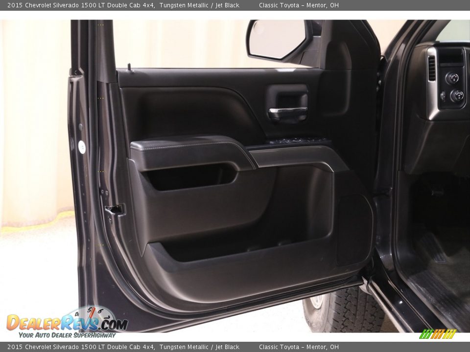 2015 Chevrolet Silverado 1500 LT Double Cab 4x4 Tungsten Metallic / Jet Black Photo #4
