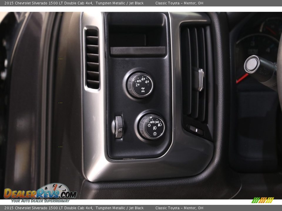 2015 Chevrolet Silverado 1500 LT Double Cab 4x4 Tungsten Metallic / Jet Black Photo #6