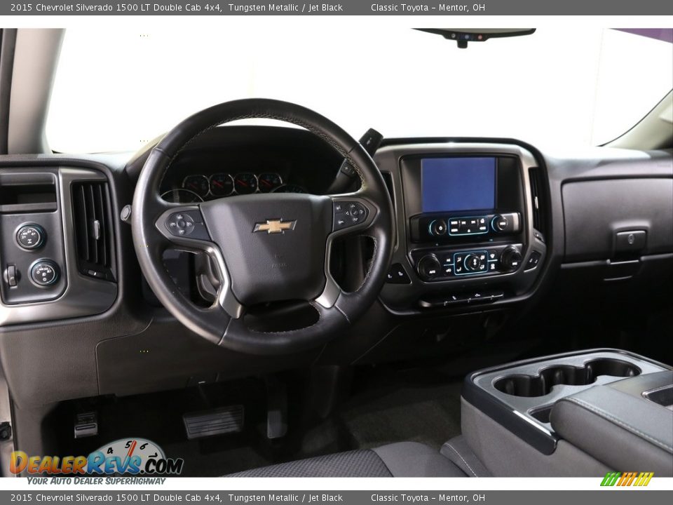 2015 Chevrolet Silverado 1500 LT Double Cab 4x4 Tungsten Metallic / Jet Black Photo #7