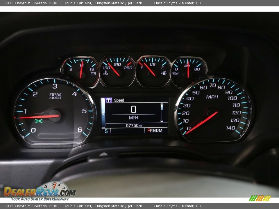 2015 Chevrolet Silverado 1500 LT Double Cab 4x4 Tungsten Metallic / Jet Black Photo #9