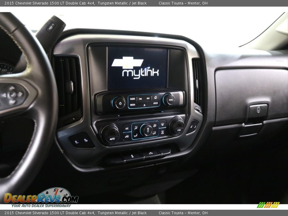 2015 Chevrolet Silverado 1500 LT Double Cab 4x4 Tungsten Metallic / Jet Black Photo #10