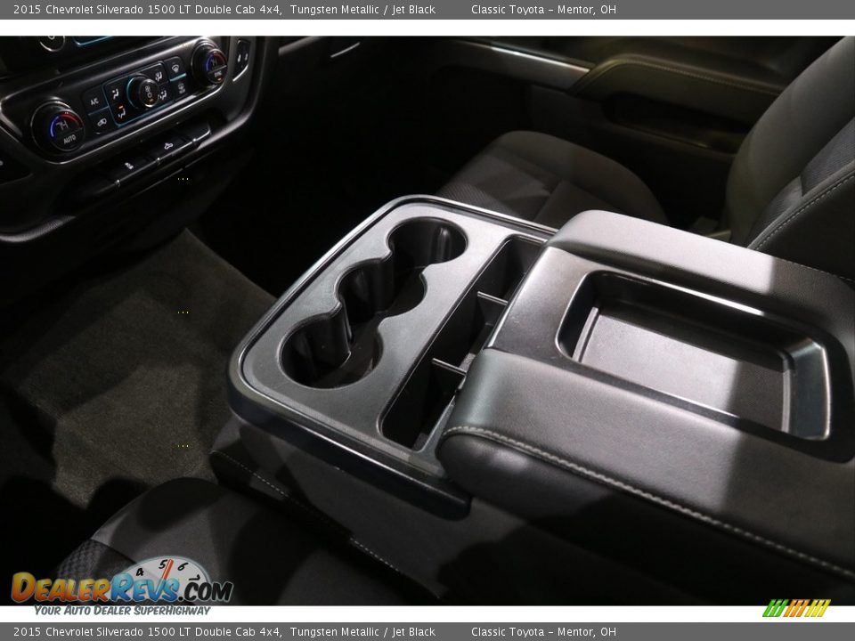 2015 Chevrolet Silverado 1500 LT Double Cab 4x4 Tungsten Metallic / Jet Black Photo #15